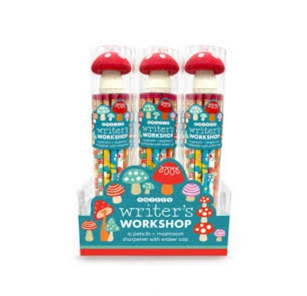 Writers workshop 15 pencils with mushroom sharpener - ToyTime