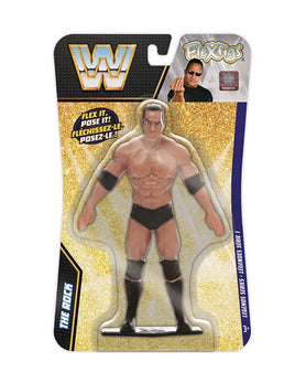 WWE FlexFigs The Rock - ToyTime
