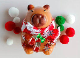 Zaba Hello Squishy Xmas Capybara - ToyTime