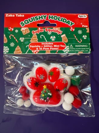 Zaba Hello Squishy Xmas Paw - ToyTime
