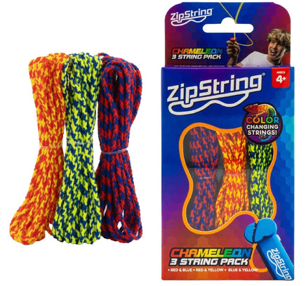 ZipString Chameleon Strings Pack of 3 - ToyTime