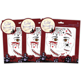 Zombie face stickers - ToyTime