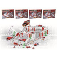 Fire Track Battery Operated With Metal Diecast Cars