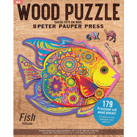 Wooden Puzzle Fish