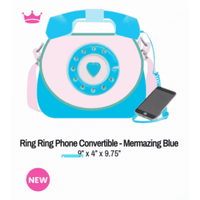Ring Ring Phone Convertible Handbag-Mermazing Blue...@Bewaltz