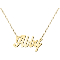 Lumiela Name Necklace (A-J)