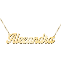 Lumiela Name Necklace (A-J)