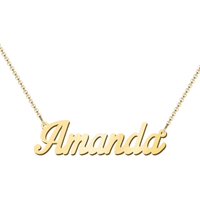 Lumiela Name Necklace (A-J)