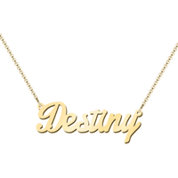 Lumiela Name Necklace (A-J)