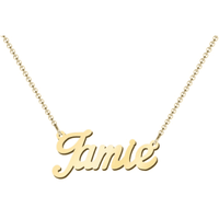 Lumiela Name Necklace (A-J)