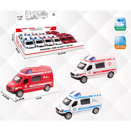 Rescue Squad Alloy Diecast Engineering Car Models
