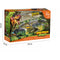 DIY Educational Dinosaur Play Set With Track Set & Car Racing Track Set Toy 183 PCS