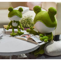 Frog Cartoon Design Soft Animal Stuffed 12 inch