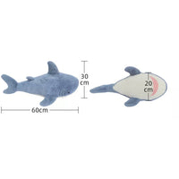 Shark Large Size Stuffed Animal Pillow Plush Toy 24 inch