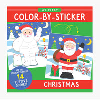 My First Color-by-Sticker Book Christmas