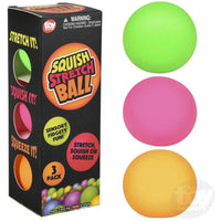 3 Pack Squish Stretch Ball