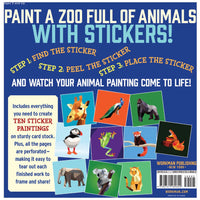 Paint By Sticker Zoo Animals…@Workman