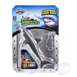 Transforming Great White Shark Robot Action Figure
