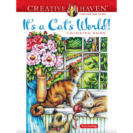 It's a Cats World Coloring Book