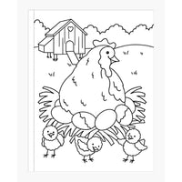 My First Coloring Book On The Farm
