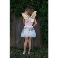 Gracious Gold Sequins Skirt And Wand
