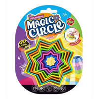 Educational sensory toy fidget game toy magic circle-puzzle 3D magic star